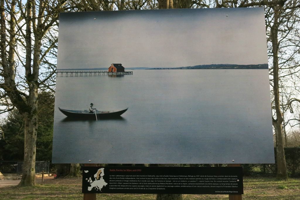 Le lac Siljan en Suède, en août 1910